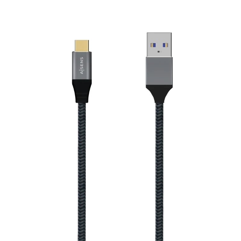 Aisens Cable Usb 3 1 Gen2 Alu 3a Cm Am Gris 1m